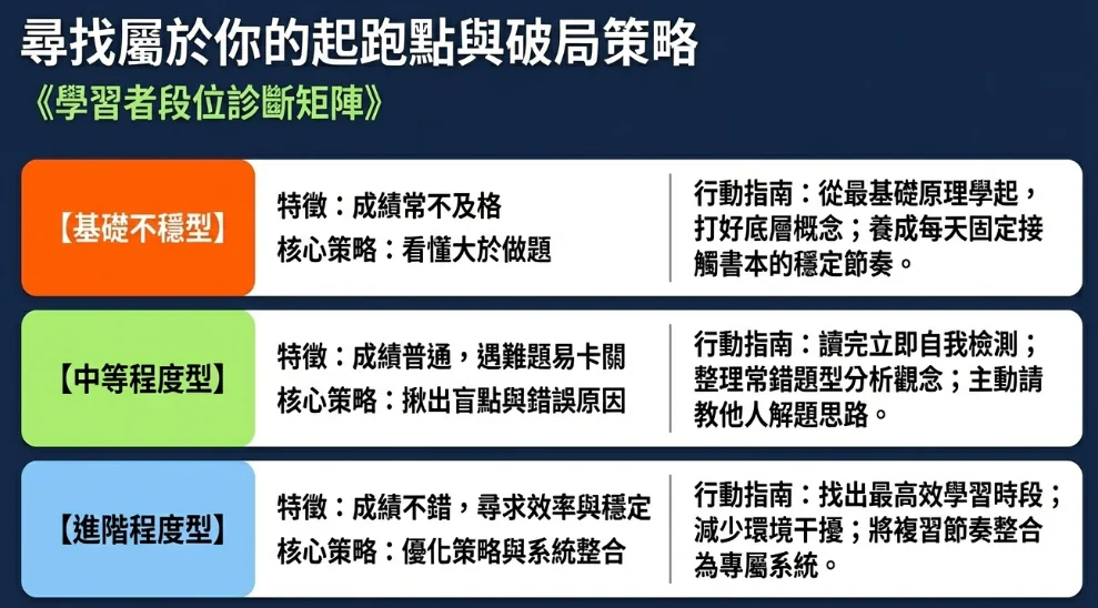 根據自身狀況找到自己的讀書方法