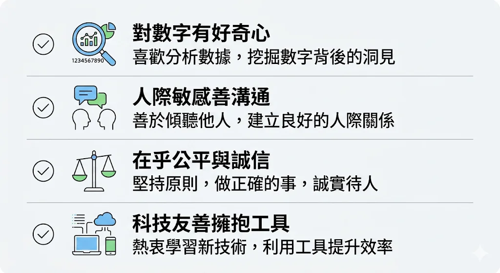 什麼樣的高中生特別適合讀會計系？