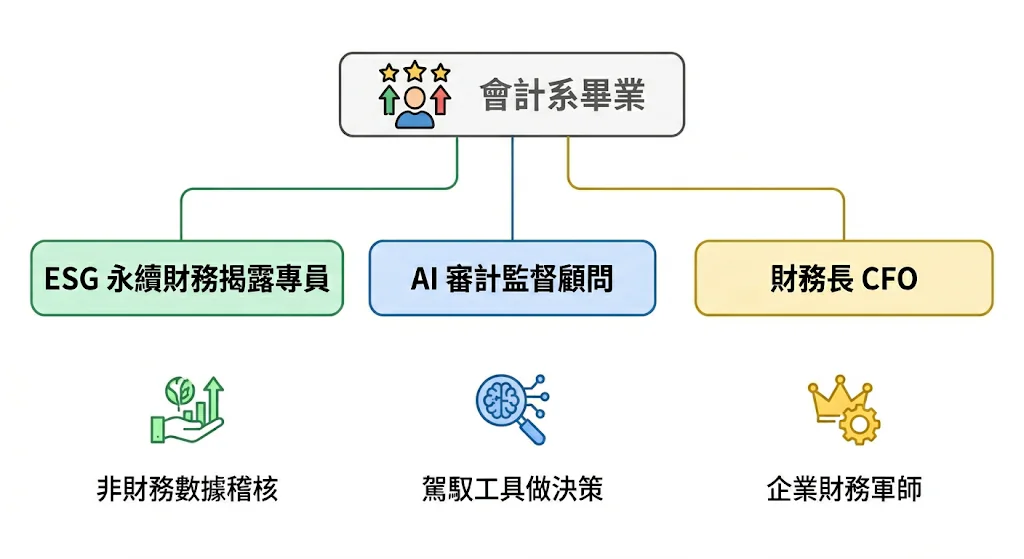 會計系的 3 大未來職業方向