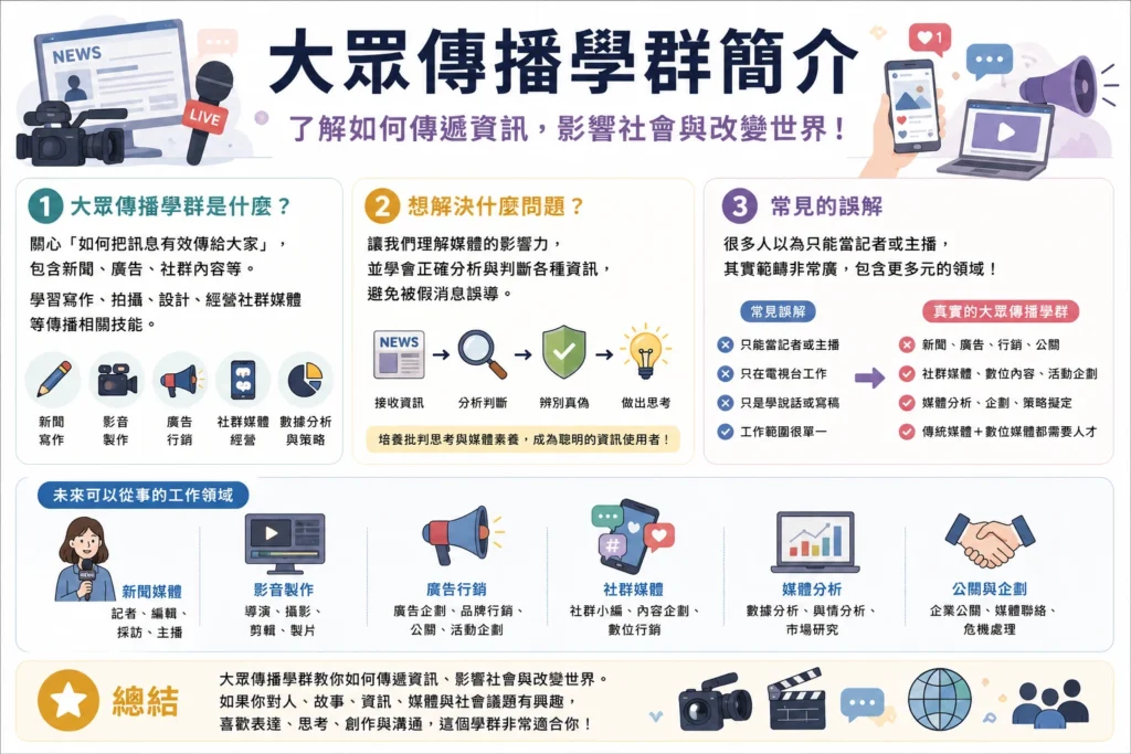 大眾傳播學群簡介